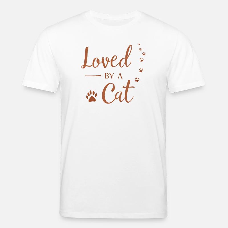 Aimé par un chat - T-shirt bio CREATOR Stanley/Stella Unisexe - blanc