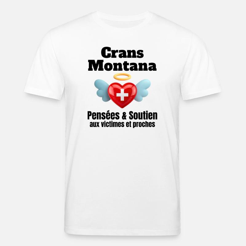 Schweiz, ich bin Schweizerin, Crans-Montana - Stanley/Stella Unisex Bio-T-Shirt CREATOR  - Weiß