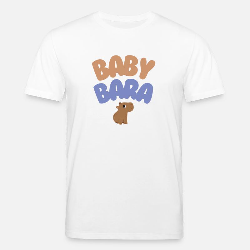 Bébé Bara Capybara - T-shirt bio CREATOR Stanley/Stella Unisexe - blanc