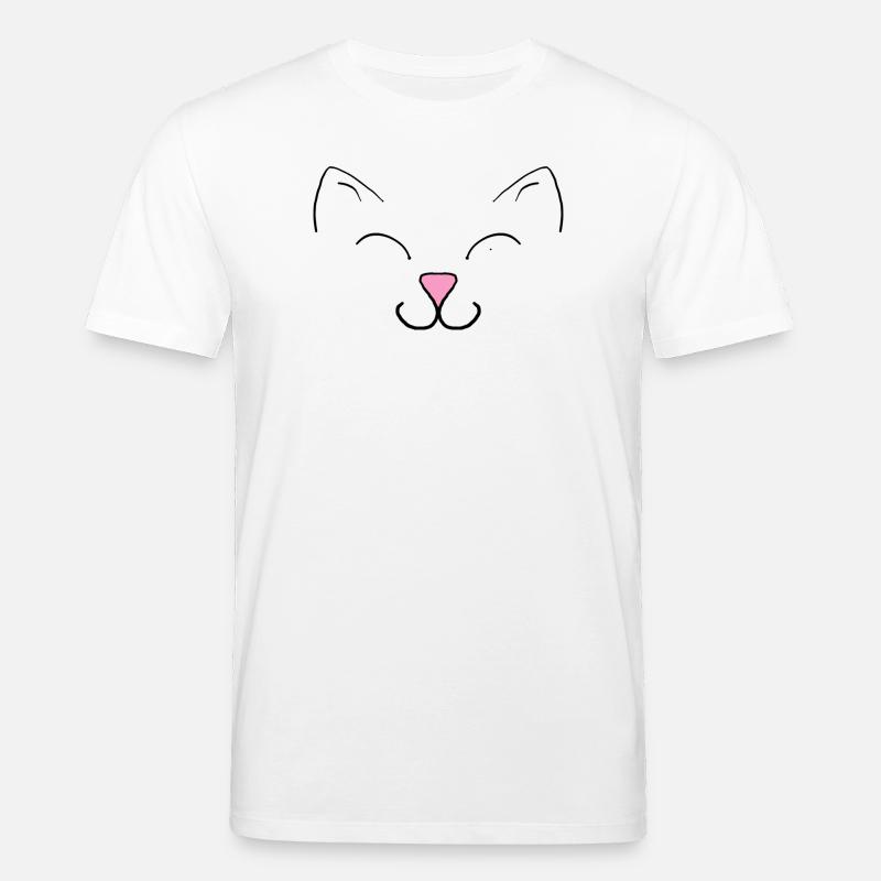Katze - Stanley/Stella Unisex Bio-T-Shirt CREATOR  - Weiß