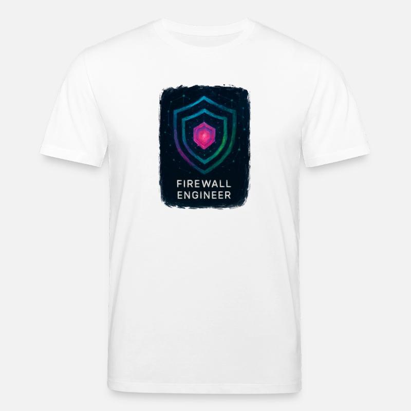 Ingegnere Firewall - Cybersecurity - Maglietta ecologica unisex CREATOR di Stanley/Stella - bianco