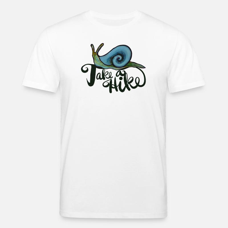 Take a Hike Snail Adventure - Stanley/Stella Unisex Bio-T-Shirt CREATOR  - Weiß