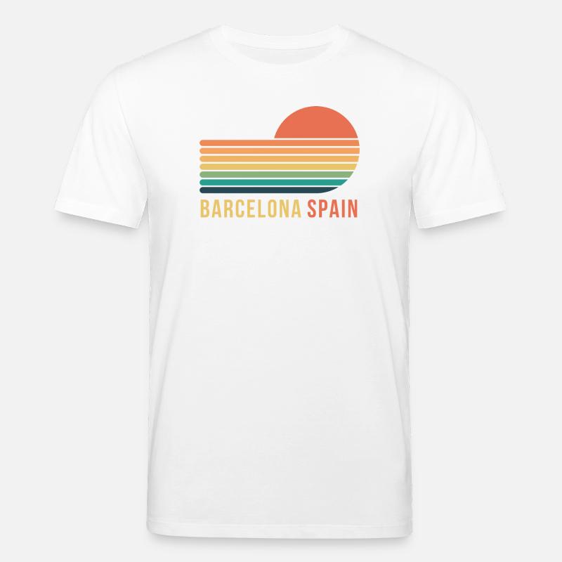 Barcelone - T-shirt bio CREATOR Stanley/Stella Unisexe - blanc