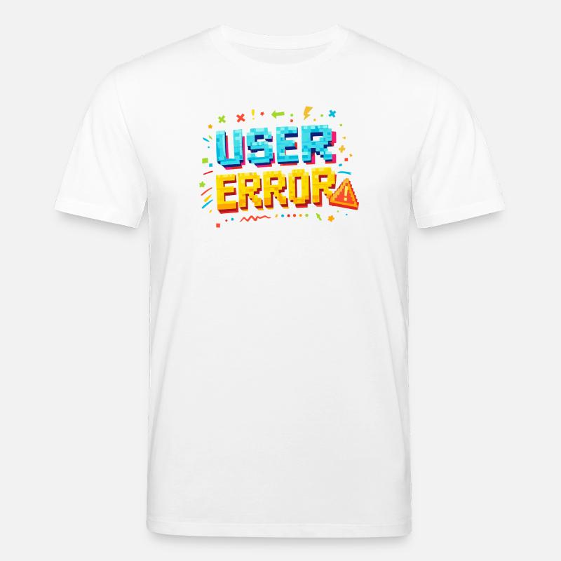 User Fehler Pixelkunst - Stanley/Stella Unisex Bio-T-Shirt CREATOR  - Weiß