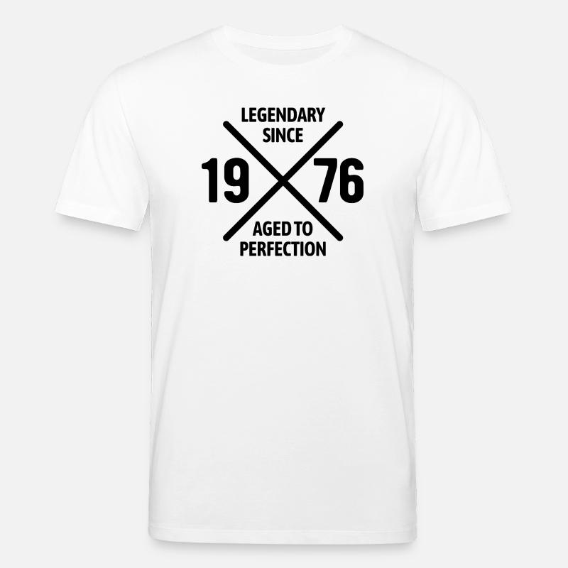 Legendary since 1976 | Aged to perfection - Stanley/Stella Unisex Bio-T-Shirt CREATOR - Weiß
