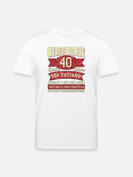 Oldtimer 40 Special Edition Top Zustand - Stanley/Stella Unisex Bio-T-Shirt CREATOR - Weiß