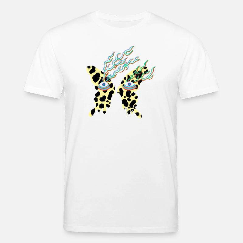 butterfly_with_eyes - Maglietta ecologica unisex CREATOR di Stanley/Stella - bianco