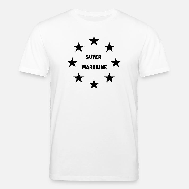 Große Patentante - Stanley/Stella Unisex Bio-T-Shirt CREATOR  - Weiß