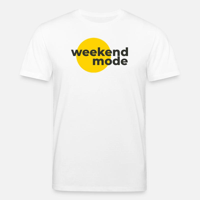 Weekend Mode - Stanley/Stella Unisex Bio-T-Shirt CREATOR  - Weiß