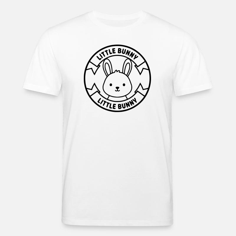 Logo Petit Lapin Bébé Mignon - T-shirt bio CREATOR Stanley/Stella Unisexe - blanc