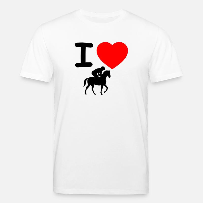 Chevaux - T-shirt bio CREATOR Stanley/Stella Unisexe - blanc