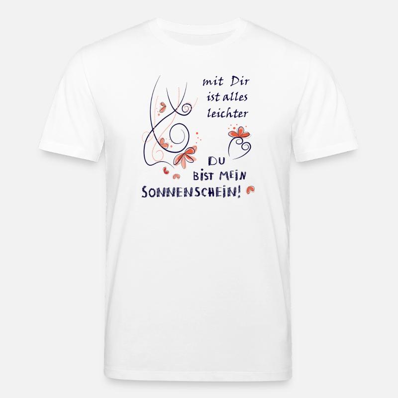 Tu es mon rayon de soleil - T-shirt bio CREATOR Stanley/Stella Unisexe - blanc