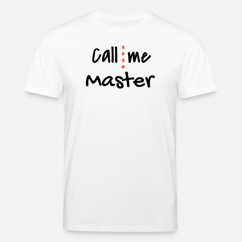 Master 2026 Abschluss Promotion Sponsion - Stanley/Stella Unisex Bio-T-Shirt CREATOR  - Weiß