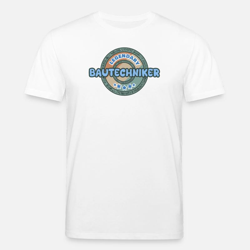 Technicien en construction d’idées de cadeaux - T-shirt bio CREATOR Stanley/Stella Unisexe - blanc