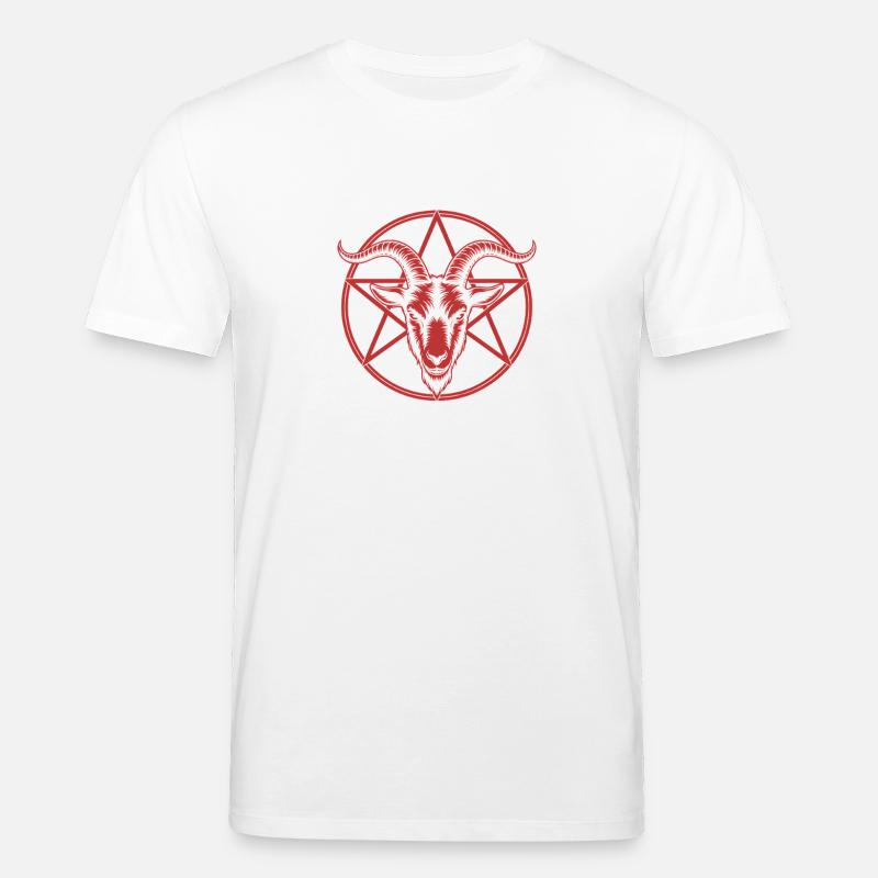 Nicht heute Jesus Goat Tee - Stanley/Stella Unisex Bio-T-Shirt CREATOR  - Weiß