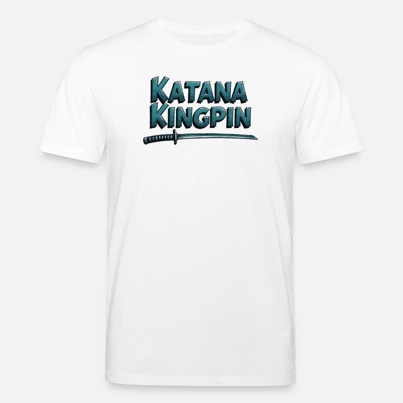 Katana Kingpin – Samurai Statement - Stanley/Stella Unisex Bio-T-Shirt CREATOR  - Weiß