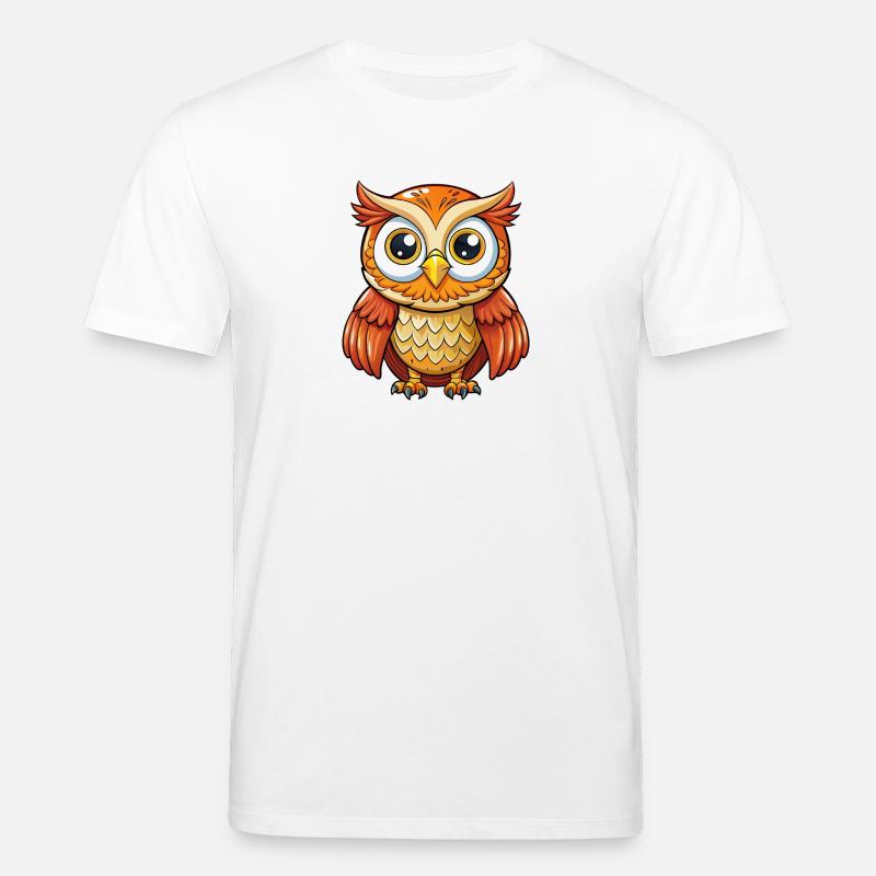 Eule - Stanley/Stella Unisex Bio-T-Shirt CREATOR  - Weiß
