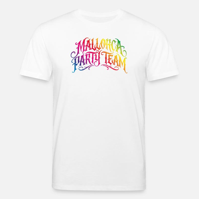 Équipe de Majorque Party Bunt - T-shirt bio CREATOR Stanley/Stella Unisexe - blanc
