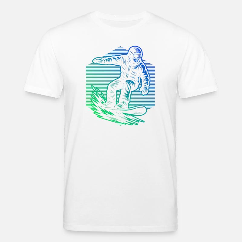 Ambiances snowboard pour snowboard - T-shirt bio CREATOR Stanley/Stella Unisexe - blanc