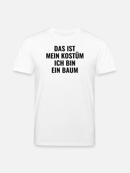 Baum Kostüm Karneval Fasching Faschingsmuffel - Stanley/Stella Unisex Bio-T-Shirt CREATOR - Weiß