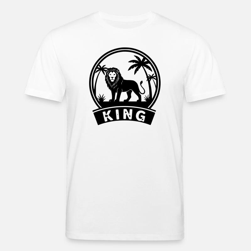 Löwe - Stanley/Stella Unisex Bio-T-Shirt CREATOR  - Weiß