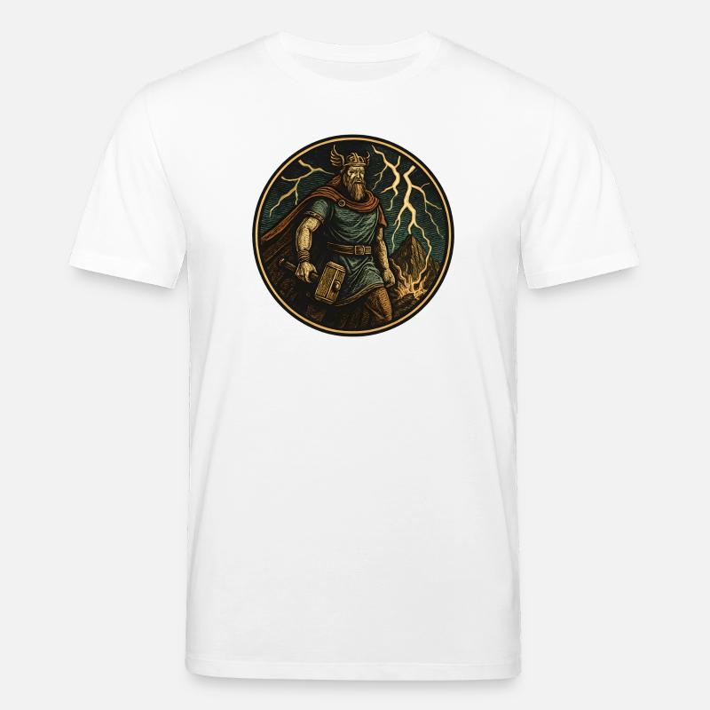 Wikinger Sturmhammer Thor - Stanley/Stella Unisex Bio-T-Shirt CREATOR  - Weiß