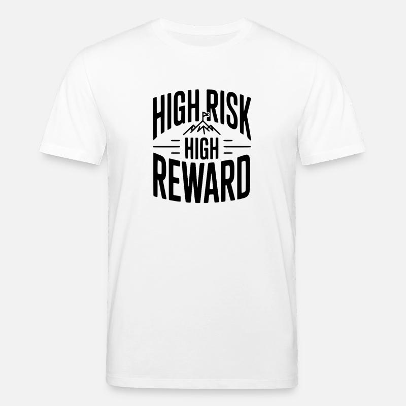 Hoher Risiko, hoher Ertrag - Stanley/Stella Unisex Bio-T-Shirt CREATOR  - Weiß