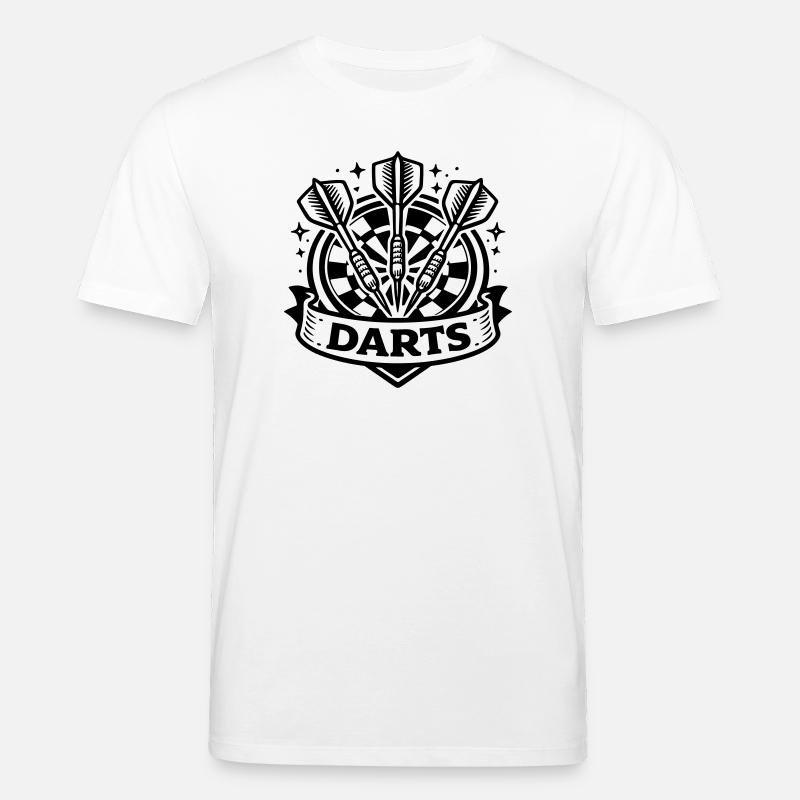 Darts Sport Dartscheibe - Stanley/Stella Unisex Bio-T-Shirt CREATOR  - Weiß