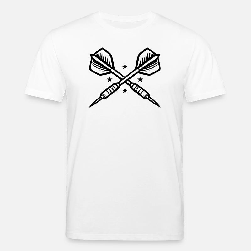 Dartpfeile Symbol - Stanley/Stella Unisex Bio-T-Shirt CREATOR  - Weiß
