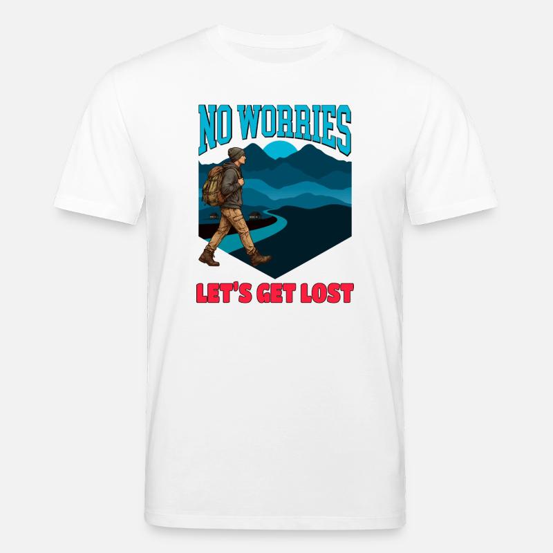 Pas de souci, on se perd - T-shirt bio CREATOR Stanley/Stella Unisexe - blanc