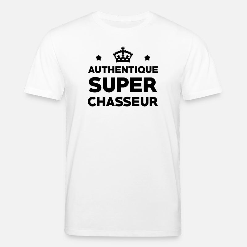 Authentischer Super Hunter - Stanley/Stella Unisex Bio-T-Shirt CREATOR  - Weiß