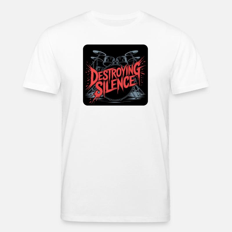 Batterie Conception du set de batterie - T-shirt bio CREATOR Stanley/Stella Unisexe - blanc