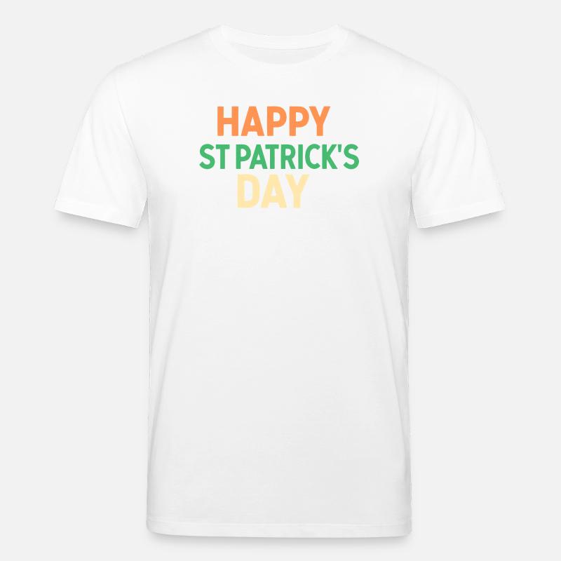 Joyeux Saint-Patrick - T-shirt bio CREATOR Stanley/Stella Unisexe - blanc