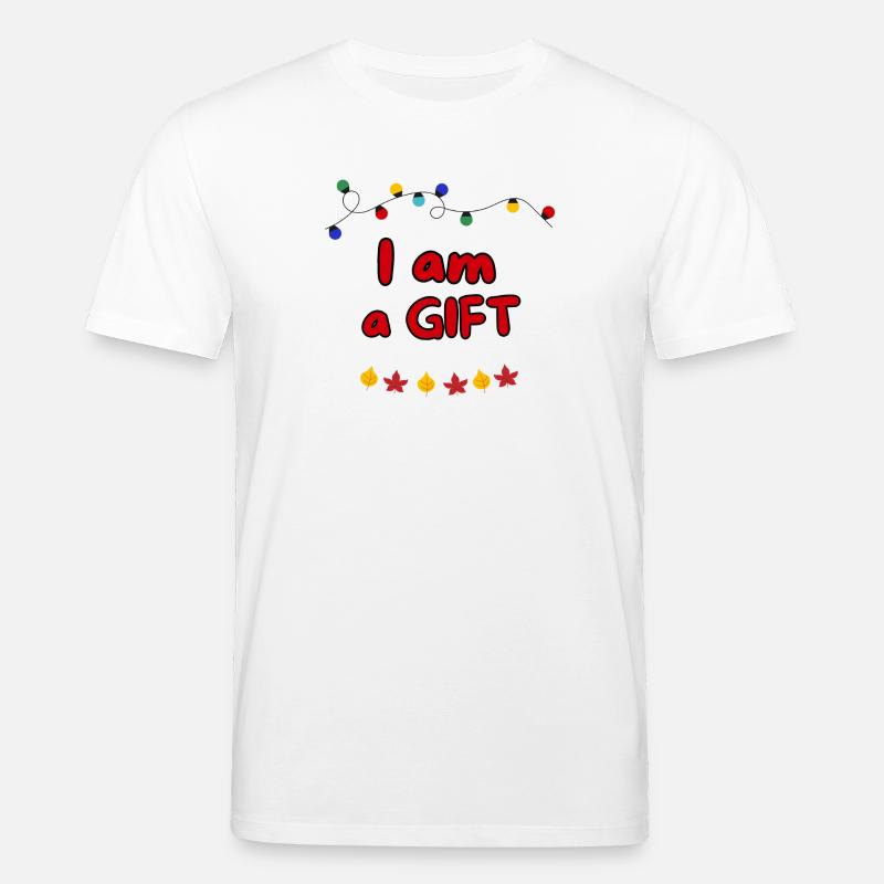 ICH BIN EIN GESCHENK - Stanley/Stella Unisex Bio-T-Shirt CREATOR  - Weiß