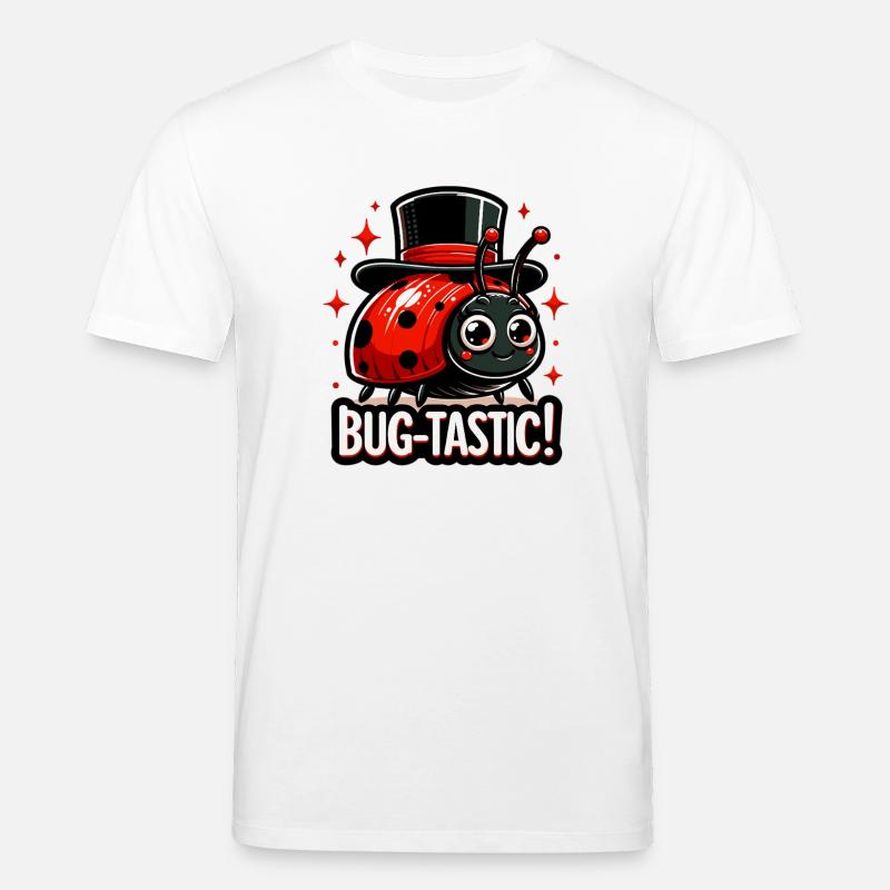 Bug-Tastic: Ladybug Magic Hat - Stanley/Stella CREATOR Unisex Organic T-Shirt - white