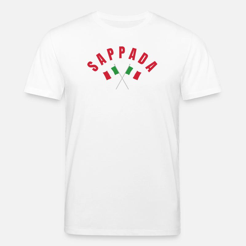 Sappada Italien Flaggen - Stanley/Stella Unisex Bio-T-Shirt CREATOR  - Weiß