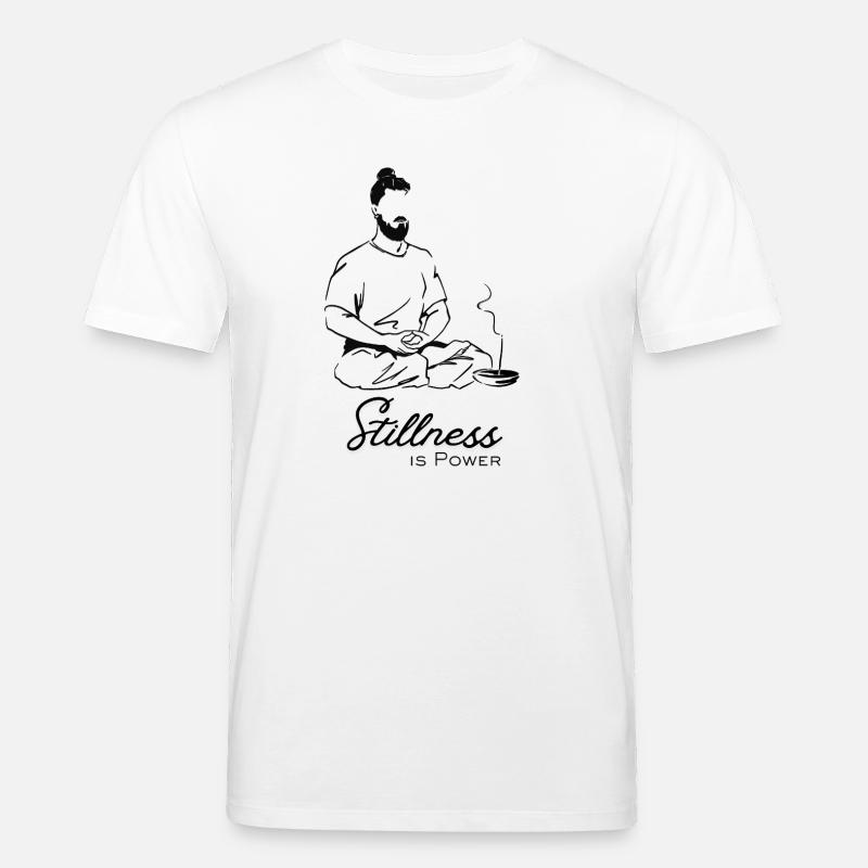 Stillness is Power - Stanley/Stella Unisex Bio-T-Shirt CREATOR  - Weiß