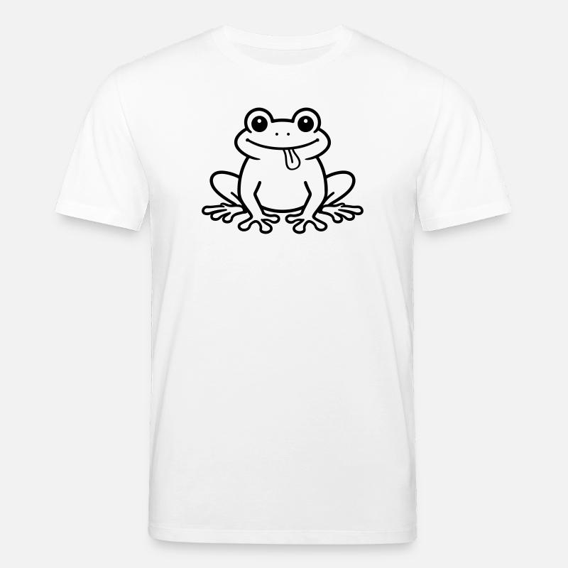 Toad Comic Frog - Stanley/Stella CREATOR Unisex Organic T-Shirt - white