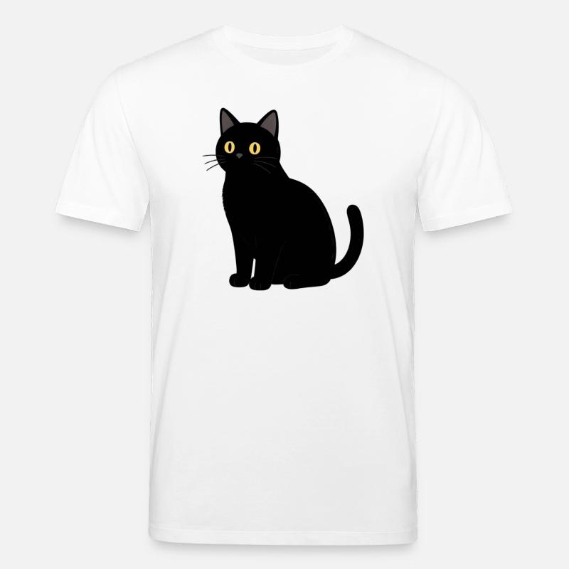 Chat noir chat noir - T-shirt bio CREATOR Stanley/Stella Unisexe - blanc