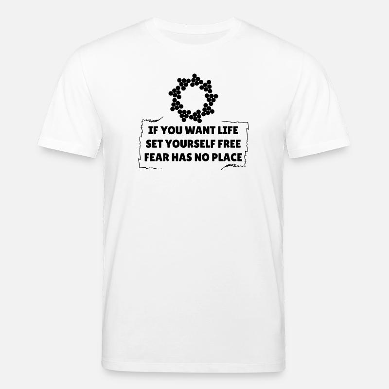 Fear Has No Place - Stanley/Stella Unisex Bio-T-Shirt CREATOR  - Weiß