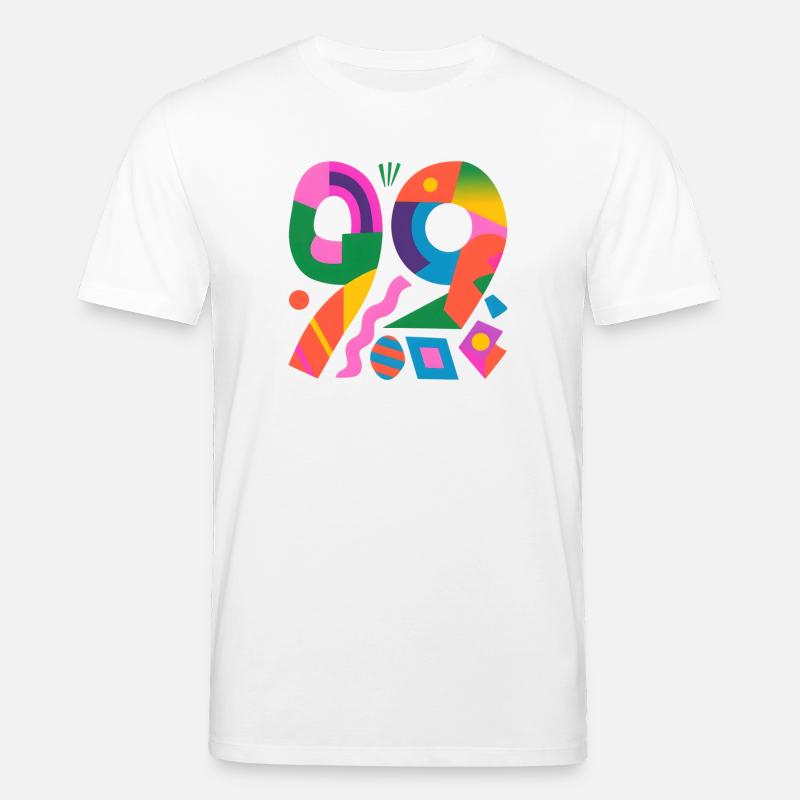 Farbexplosion 99 Party - Stanley/Stella Unisex Bio-T-Shirt CREATOR  - Weiß