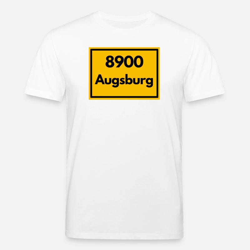OLD POSTCODE POSTCODE RETRO 8900 AUGSBURG - Stanley/Stella CREATOR Unisex Organic T-Shirt - white