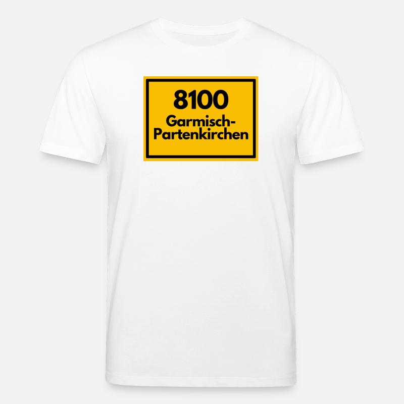 OLD POSTCODE POSTCODE 8100 GARMISCH-PARTENKIRCHEN - Stanley/Stella CREATOR Unisex Organic T-Shirt - white