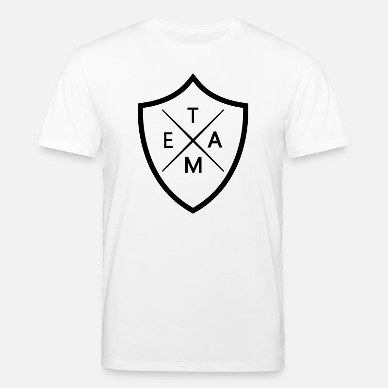 Écusson de l’équipe - T-shirt bio CREATOR Stanley/Stella Unisexe - blanc