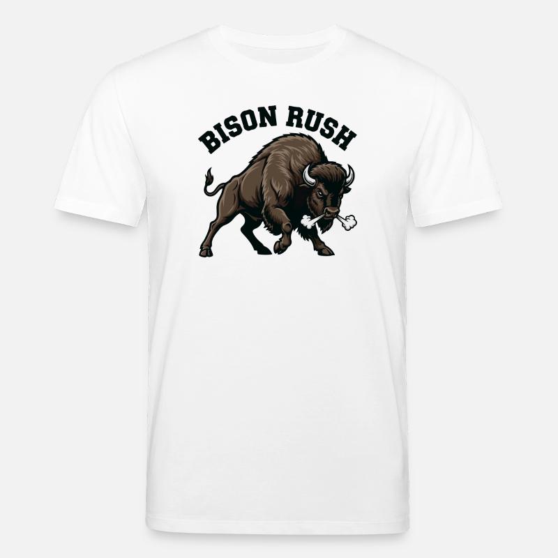 Bison Rush Wild Bison Force - Stanley/Stella Unisex Bio-T-Shirt CREATOR  - Weiß