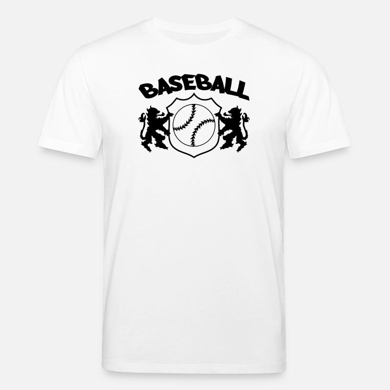 Baseball Logo - Stanley/Stella Unisex Bio-T-Shirt CREATOR  - Weiß