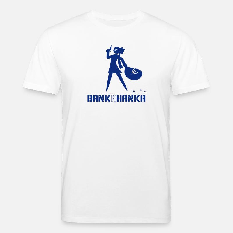 BANK A HANKA - blue - - Stanley/Stella Unisex Bio-T-Shirt CREATOR - Weiß