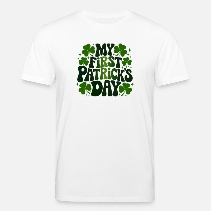 My First St Patricks Day - Stanley/Stella Unisex Bio-T-Shirt CREATOR  - Weiß