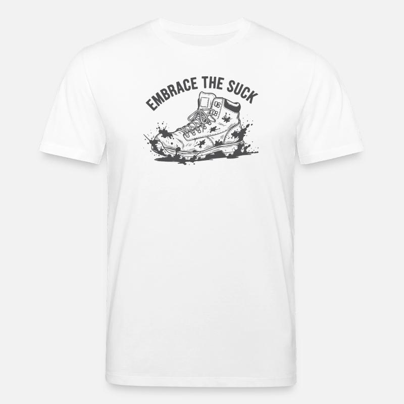 Umarme den Suck Sneaker Splash - Stanley/Stella Unisex Bio-T-Shirt CREATOR  - Weiß