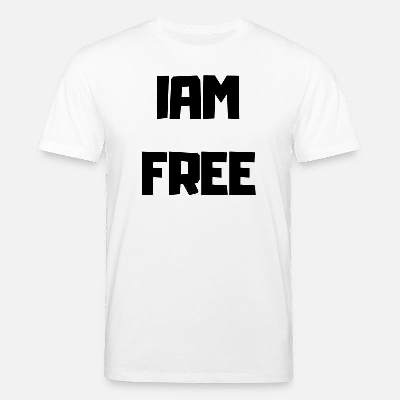 ICH BIN FREI - Stanley/Stella Unisex Bio-T-Shirt CREATOR  - Weiß